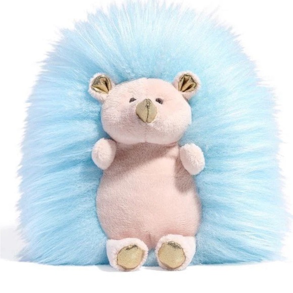 FAO Schwarz Other - FAO Schwartz Sparklers BLUE Hedgehog Plush Toy. NWT